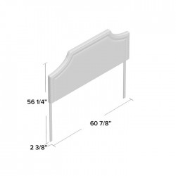 Cabecera De Panel Tapizado Suevia 2 plazas