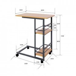 Mesa auxiliar Asaan C Table con almacenamiento