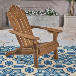 Silla Adirondack plegable de madera