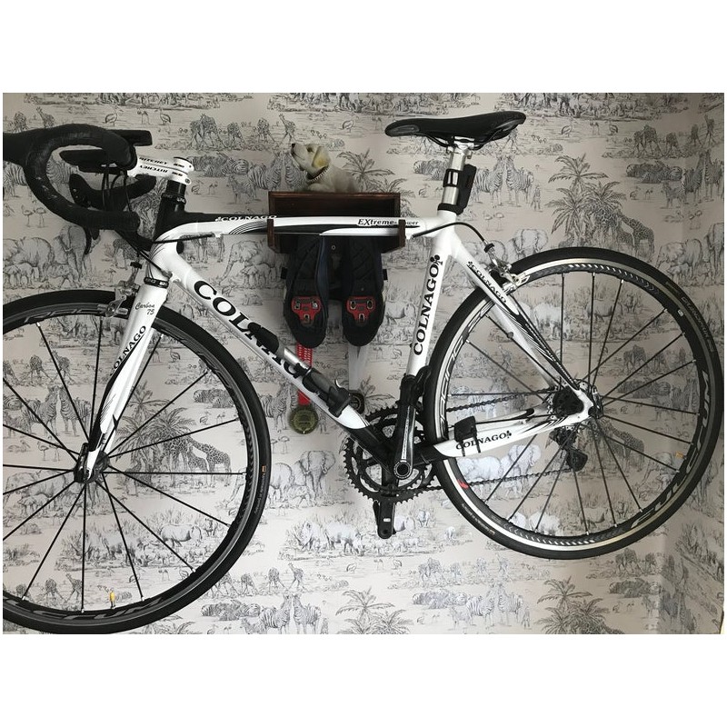 Portabicicletas / gancho montado en la pared para la bicicleta, casco y almacenamiento