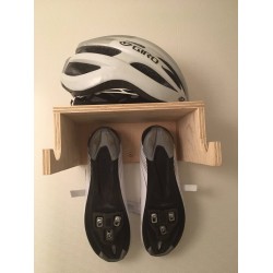 Portabicicletas / gancho montado en la pared para la bicicleta, casco y almacenamiento