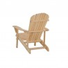 Silla Adirondack de madera maciza con mesa