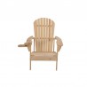 Silla Adirondack de madera maciza con mesa