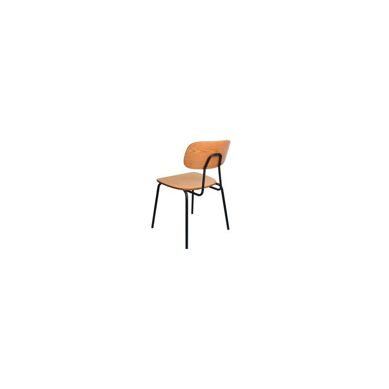 SILLA CASINO METAL MADERA