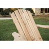 Silla Adirondack de madera maciza