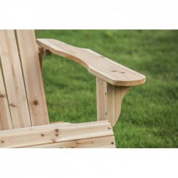 Silla Adirondack de madera maciza