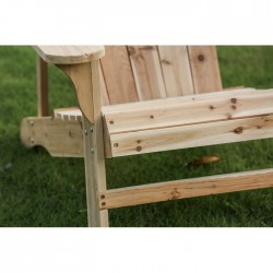 Silla Adirondack de madera maciza